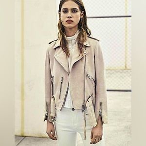 ALLSAINTS SUEDE BALFERN BIKER JACKET